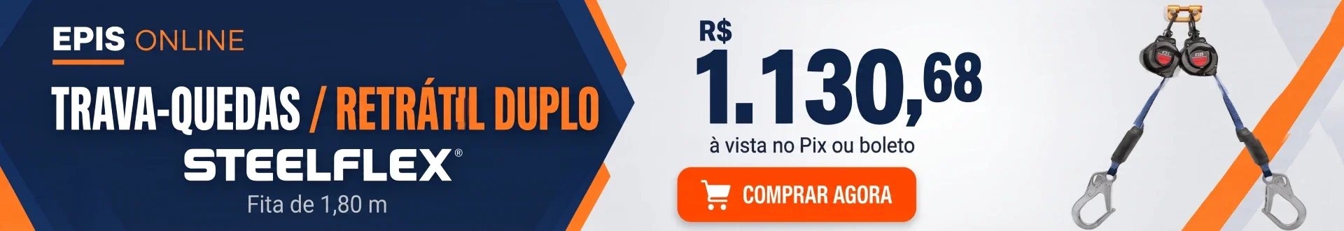 Veja mais: Promoção Trava Quedas Duplo Steelflex R$ 1462,80