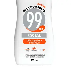 Protetor Solar Facial Nutriex Fator 99 Oil Free Bisnaga 120ml