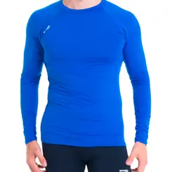 Camiseta Manga Longa Segunda Pele Azul Proteção Solar UV 50 Unissex  Snugg