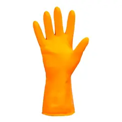Luva Látex Orange Kalipso Reforçada com Forro
