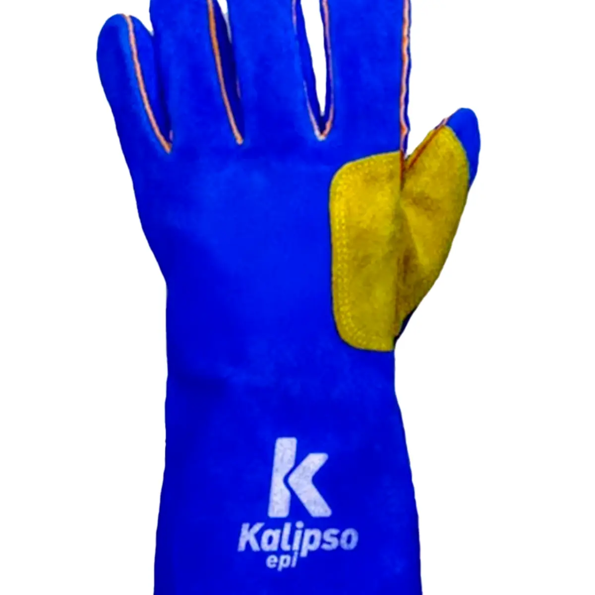 Luva de Couro para Soldador K-Argon Alta temperatura Kalipso
