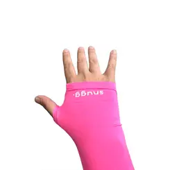 Manguito Com Dedo Proteção Solar UV 50 Segunda Pele Rosa Unissex  Snugg