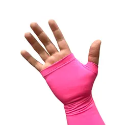 Manguito Com Dedo Proteção Solar UV 50 Segunda Pele Rosa Unissex  Snugg