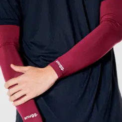 Manguito Proteção Solar UV 50 Segunda Pele VInho Unissex  Snugg