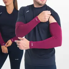 Manguito Proteção Solar UV 50 Segunda Pele VInho Unissex  Snugg
