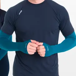 Manguito Com Dedo Proteção Solar UV 50 Segunda Pele Verde Unissex  Snugg