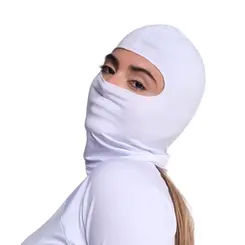 Balaclava Proteção Solar UV 50 Branco Unissex Snugg