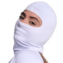 Balaclava Proteção Solar UV 50 Branco Unissex Snugg