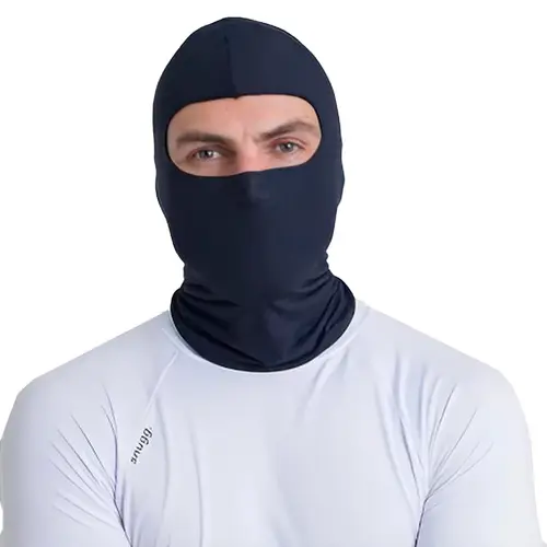Balaclava Proteção Solar UV 50 Preta Unissex Snugg
