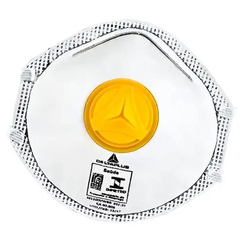 Kit com 10 Unidades - Máscara Respiratória Confort PFF2 com Válvula Tipo Concha Delta Plus