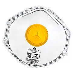 Kit com 10 Unidades - Máscara Respiratória Confort PFF2 com Válvula Tipo Concha Delta Plus