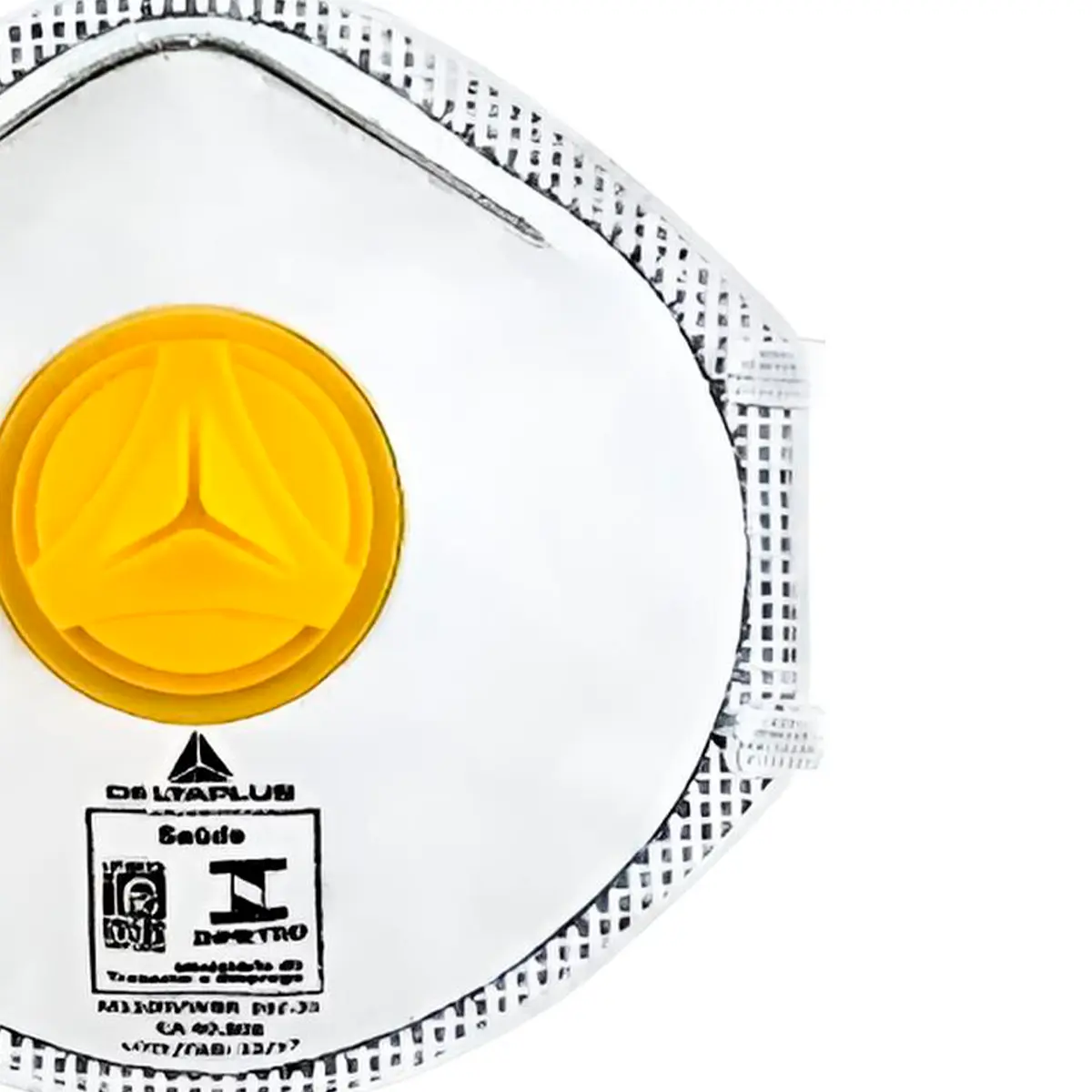 Kit com 10 Unidades - Máscara Respiratória Confort PFF2 com Válvula Tipo Concha Delta Plus