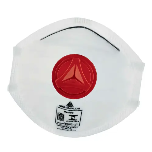 Kit com 10 Unidades - Máscara Respiratória Confort PFF3 com Válvula Tipo Concha Delta Plus