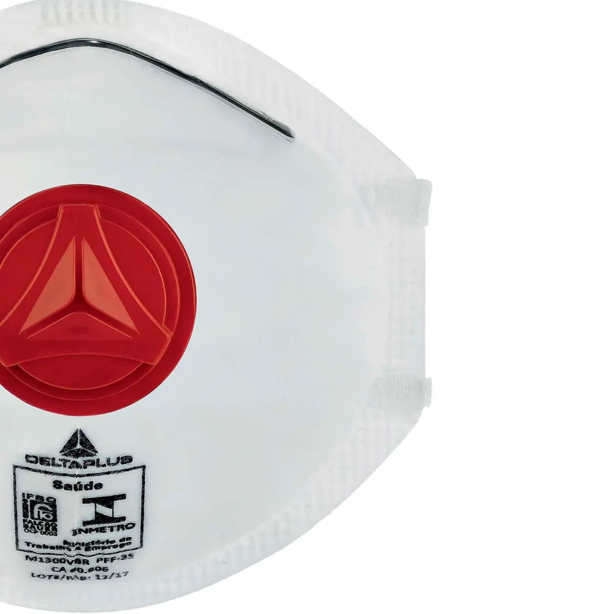 Kit com 10 Unidades - Máscara Respiratória Confort PFF3 com Válvula Tipo Concha Delta Plus