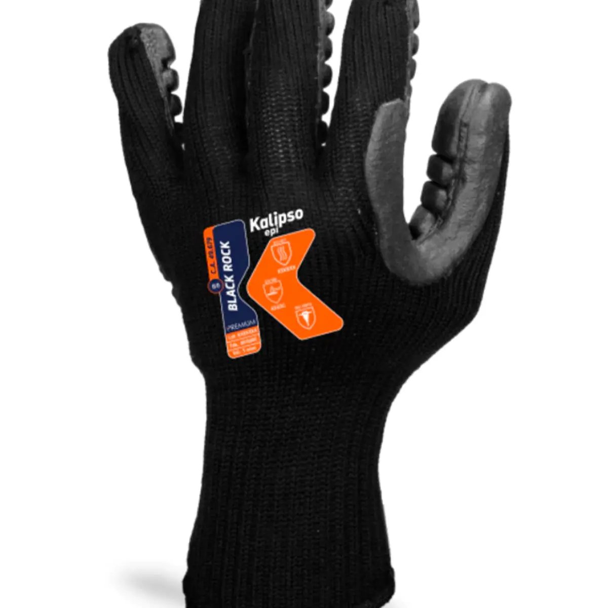 Luva Antivibração Black Rock Kalipso