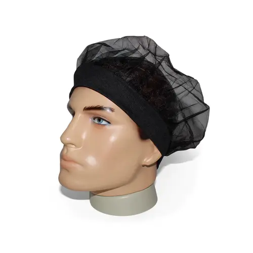 Touca Organza com Elastano Preta C/2 Prevemax