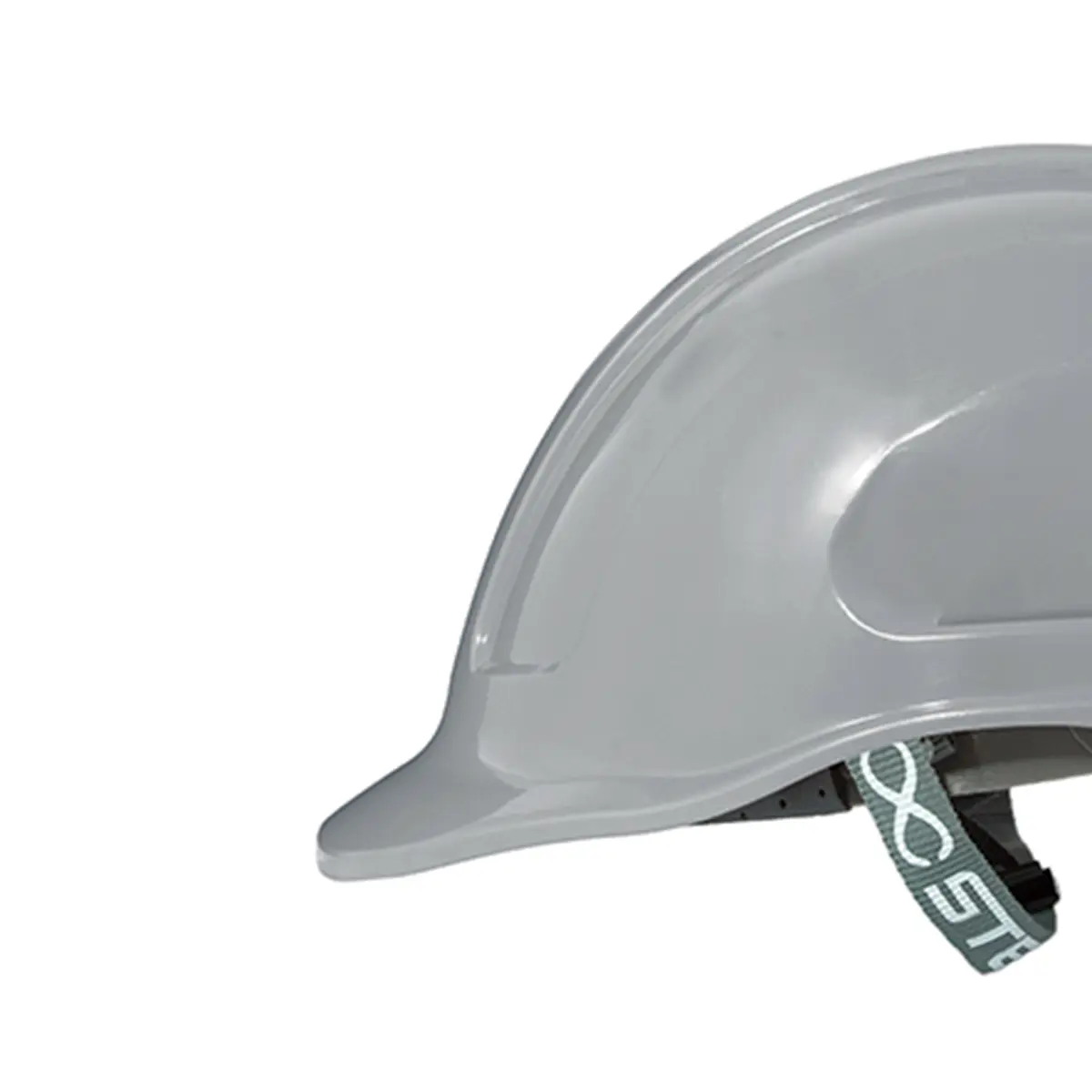 Capacete de Segurança Steelflex Turtle - Aba Frontal Cinza