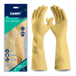 Luva de Látex Natural com Punho Elástico Longatex Danny