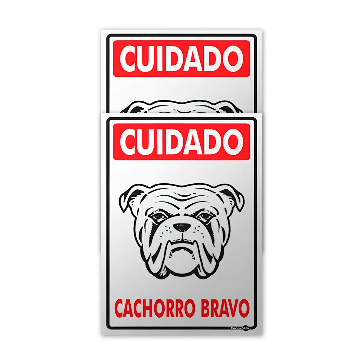 Placa Cachorro Bravo 20x30cm Encartale