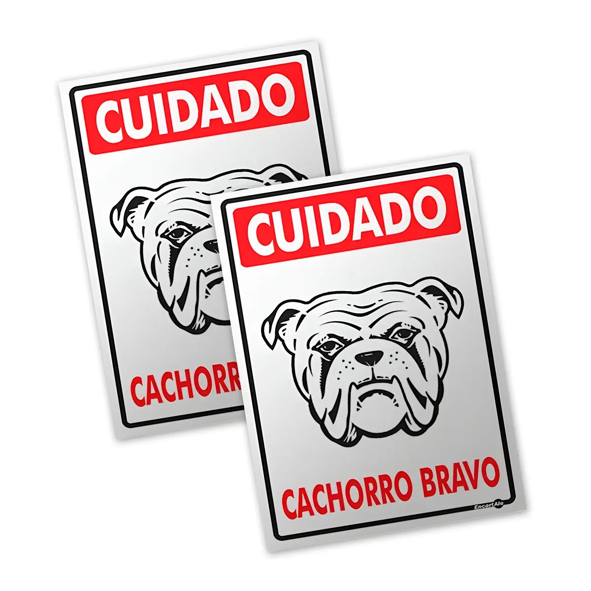 Placa Cachorro Bravo 20x30cm Encartale