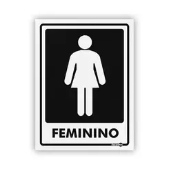 Placa Feminino Encartale