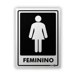 Placa Feminino Encartale