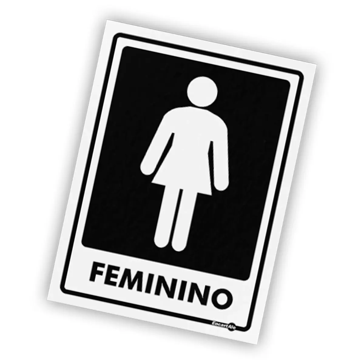 Placa Feminino Encartale