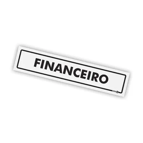 Placa Financeiro Encartale