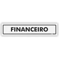 Placa Financeiro Encartale