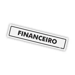 Placa Financeiro Encartale