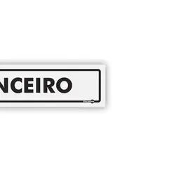 Placa Financeiro Encartale