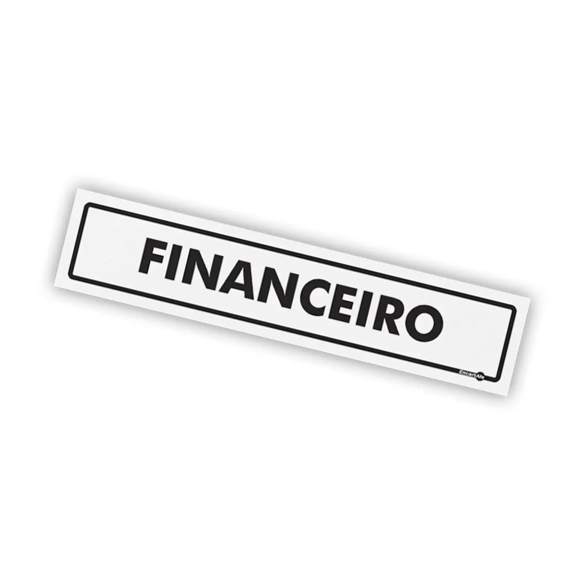 Placa Financeiro Encartale