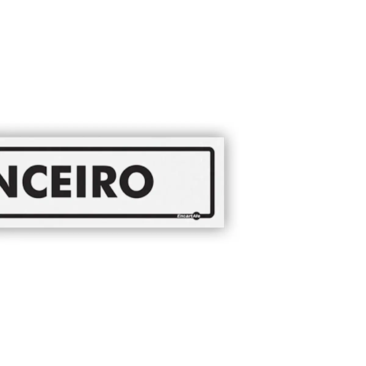 Placa Financeiro Encartale