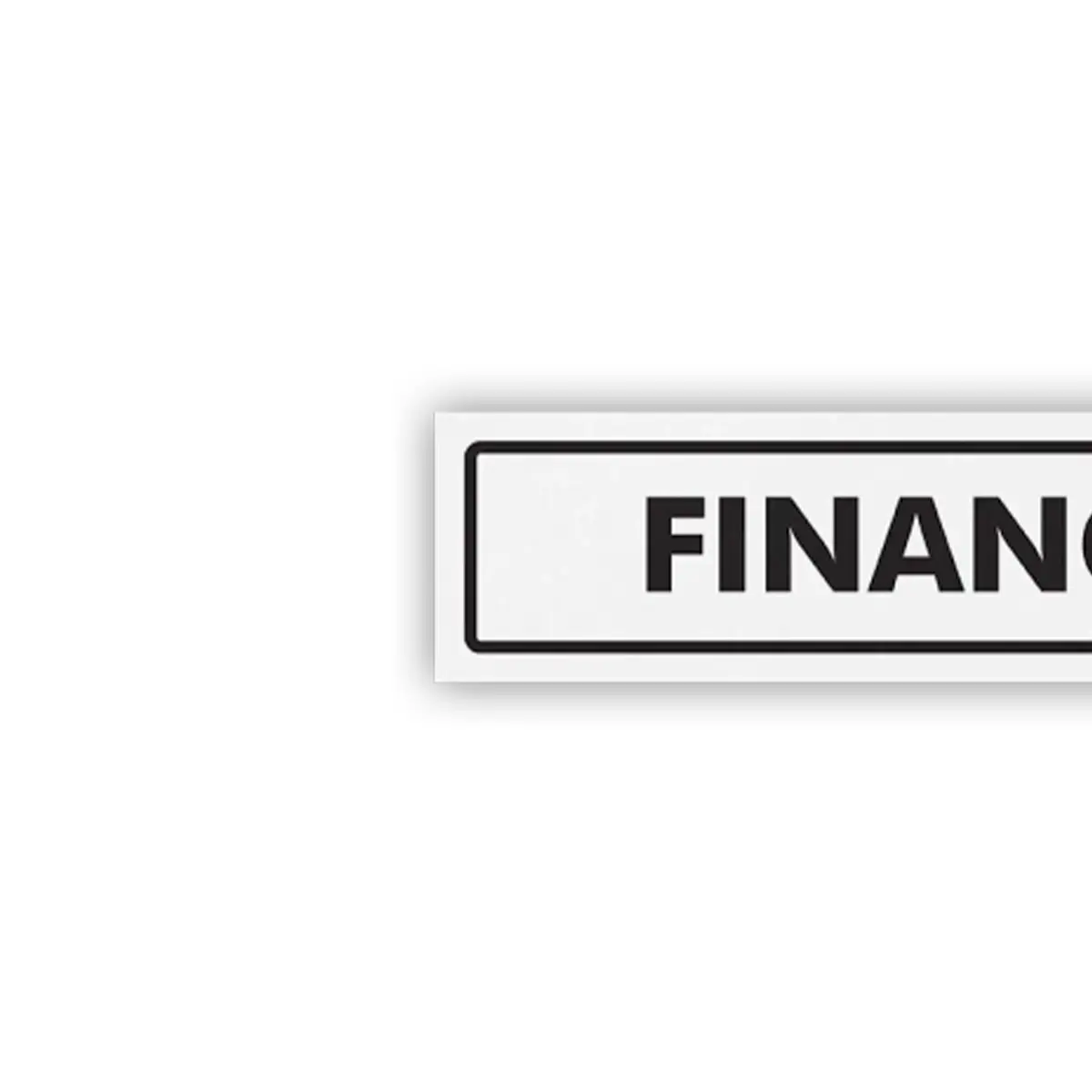 Placa Financeiro Encartale