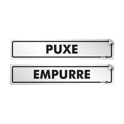 Kit Puxe/Empurre Adesivo Encartale