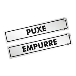 Kit Puxe/Empurre Adesivo Encartale