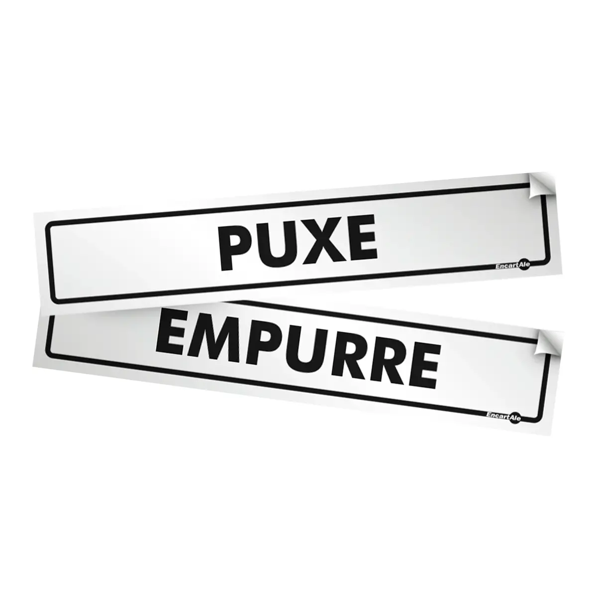 Kit Puxe/Empurre Adesivo Encartale