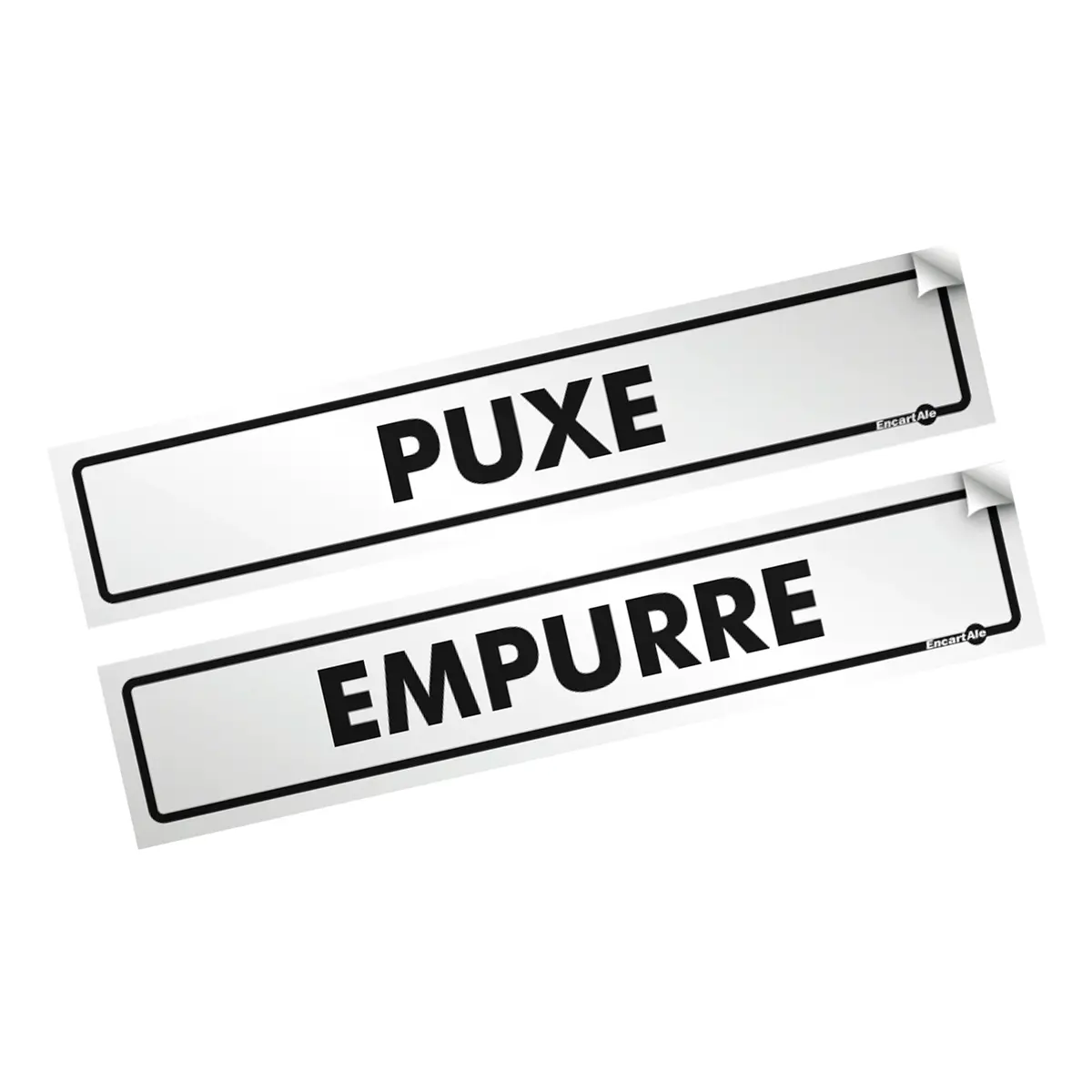 Kit Puxe/Empurre Adesivo Encartale
