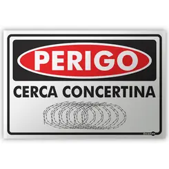 Placa Concertida (Arame Farpado) Encartale