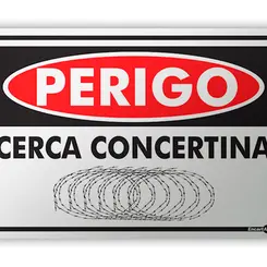 Placa Concertida (Arame Farpado) Encartale