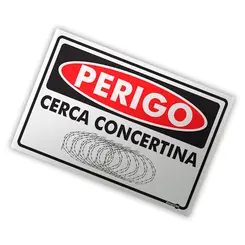 Placa Concertida (Arame Farpado) Encartale