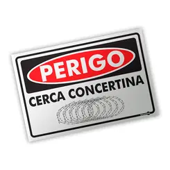 Placa Concertida (Arame Farpado) Encartale