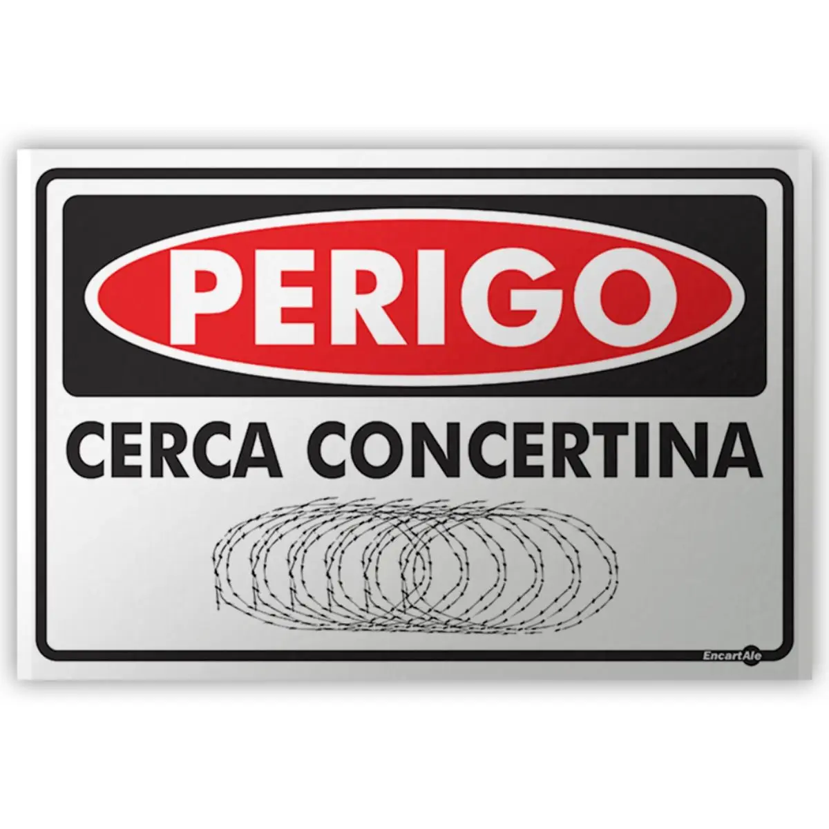 Placa Concertida (Arame Farpado) Encartale