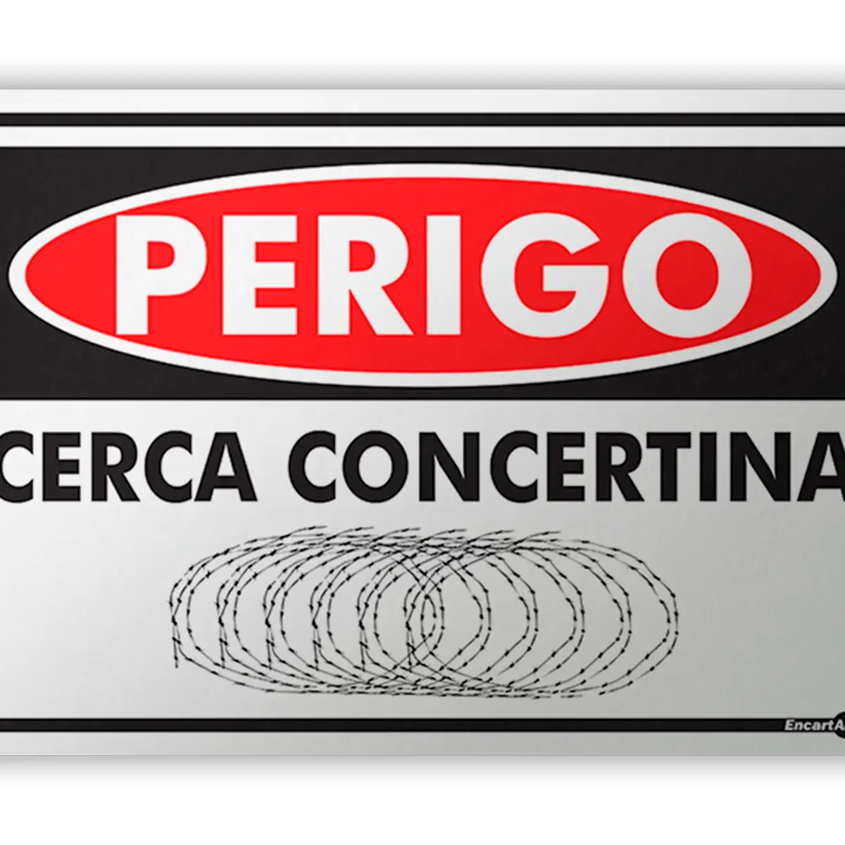 Placa Concertida (Arame Farpado) Encartale
