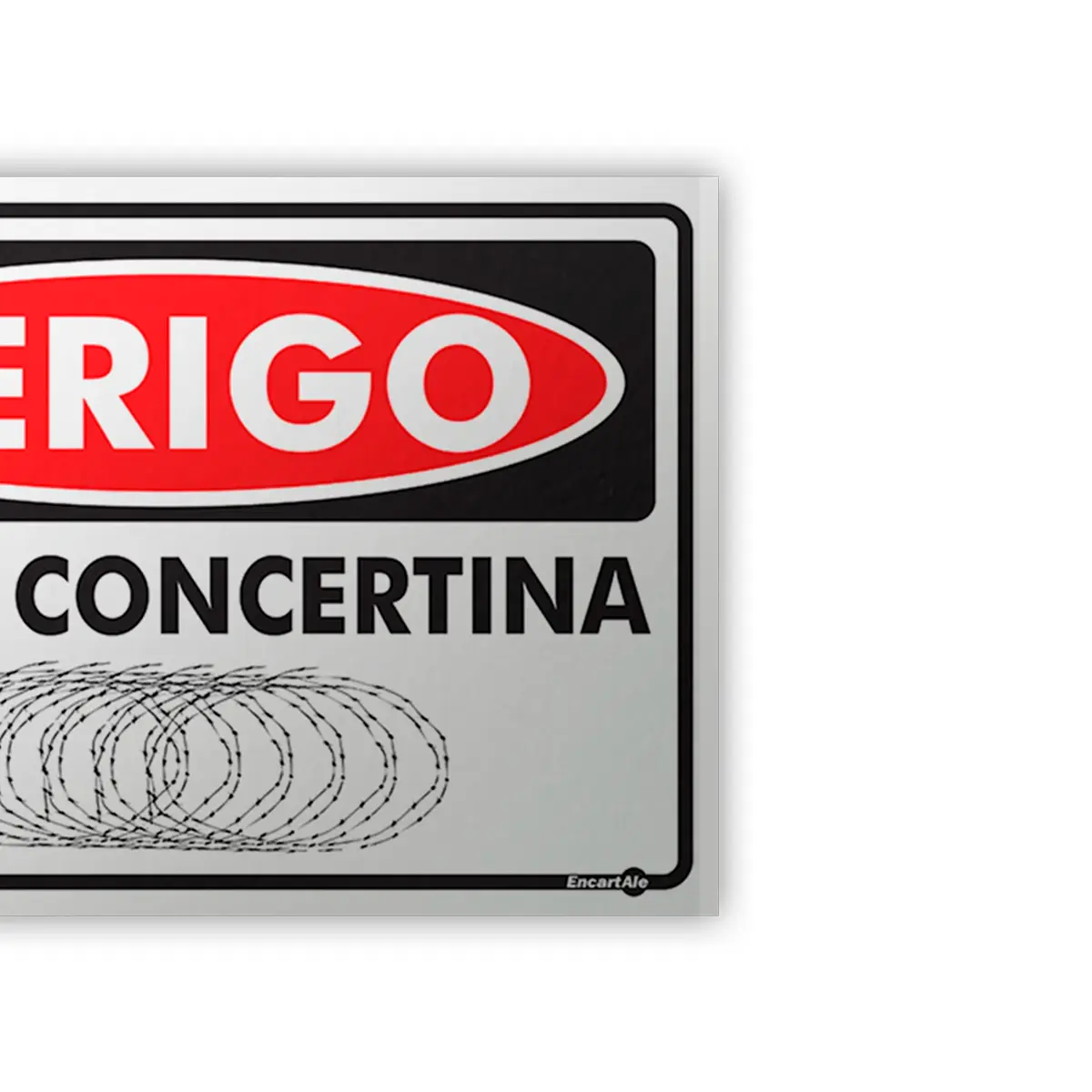 Placa Concertida (Arame Farpado) Encartale