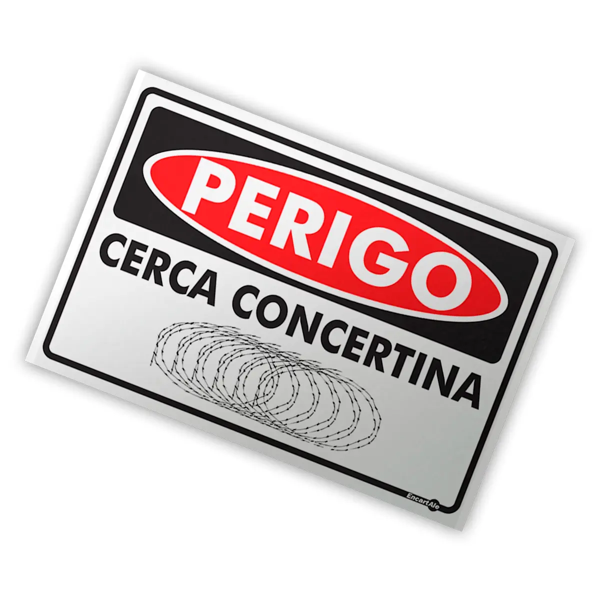 Placa Concertida (Arame Farpado) Encartale