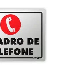 Placa Quadro de Telefone Encartale
