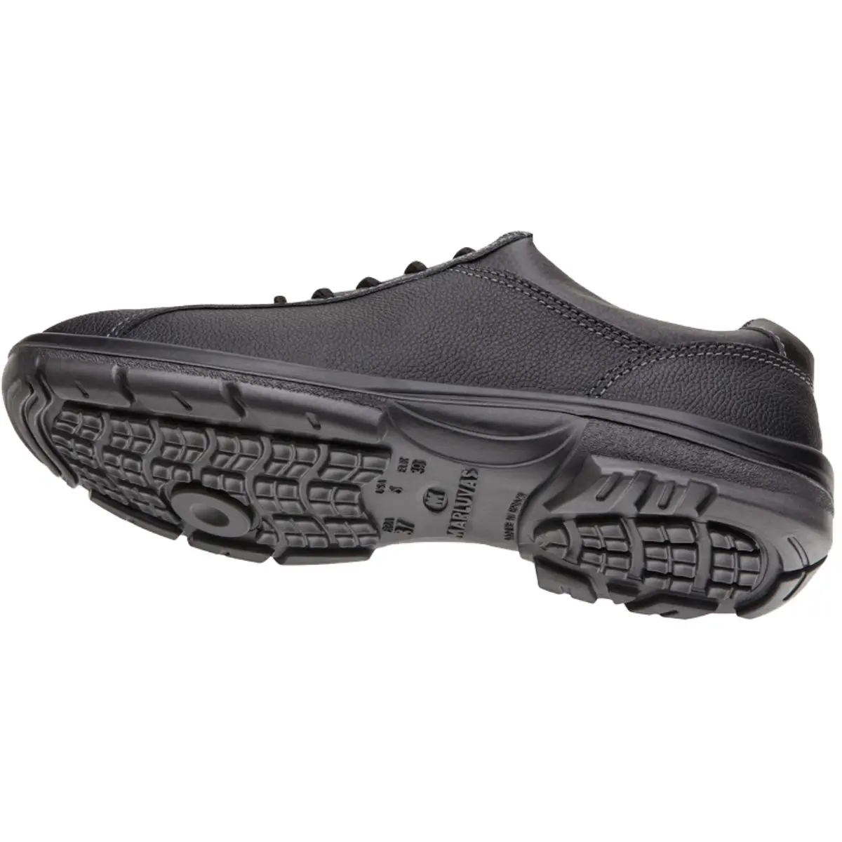 Tênis de Amarrar Preto 50F60SRV Couro Baby Marluvas