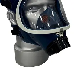 Máscara Full Face Azul ABS Plástica Air Safety