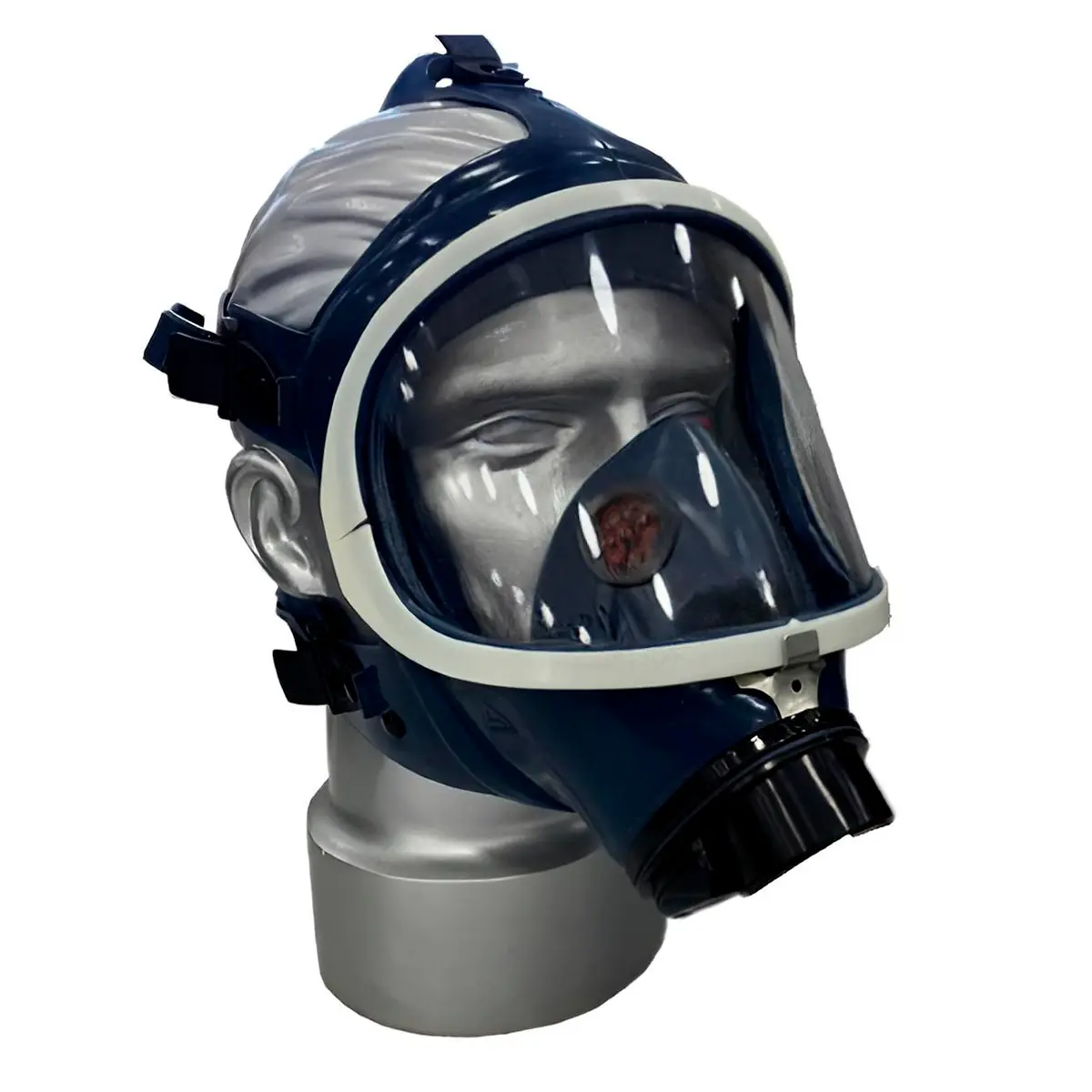 Máscara Full Face Azul ABS Plástica Air Safety